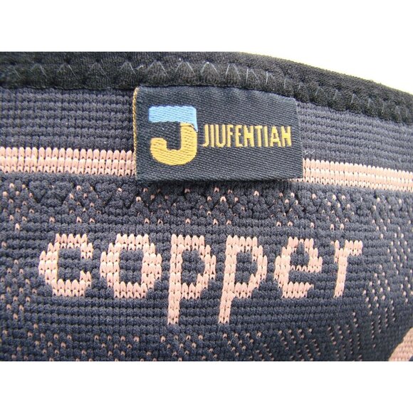 Set 2 Copper Compression Knee Sleeves Sz Lg Sports Recovery Support Circulation - Picture 3 of 7